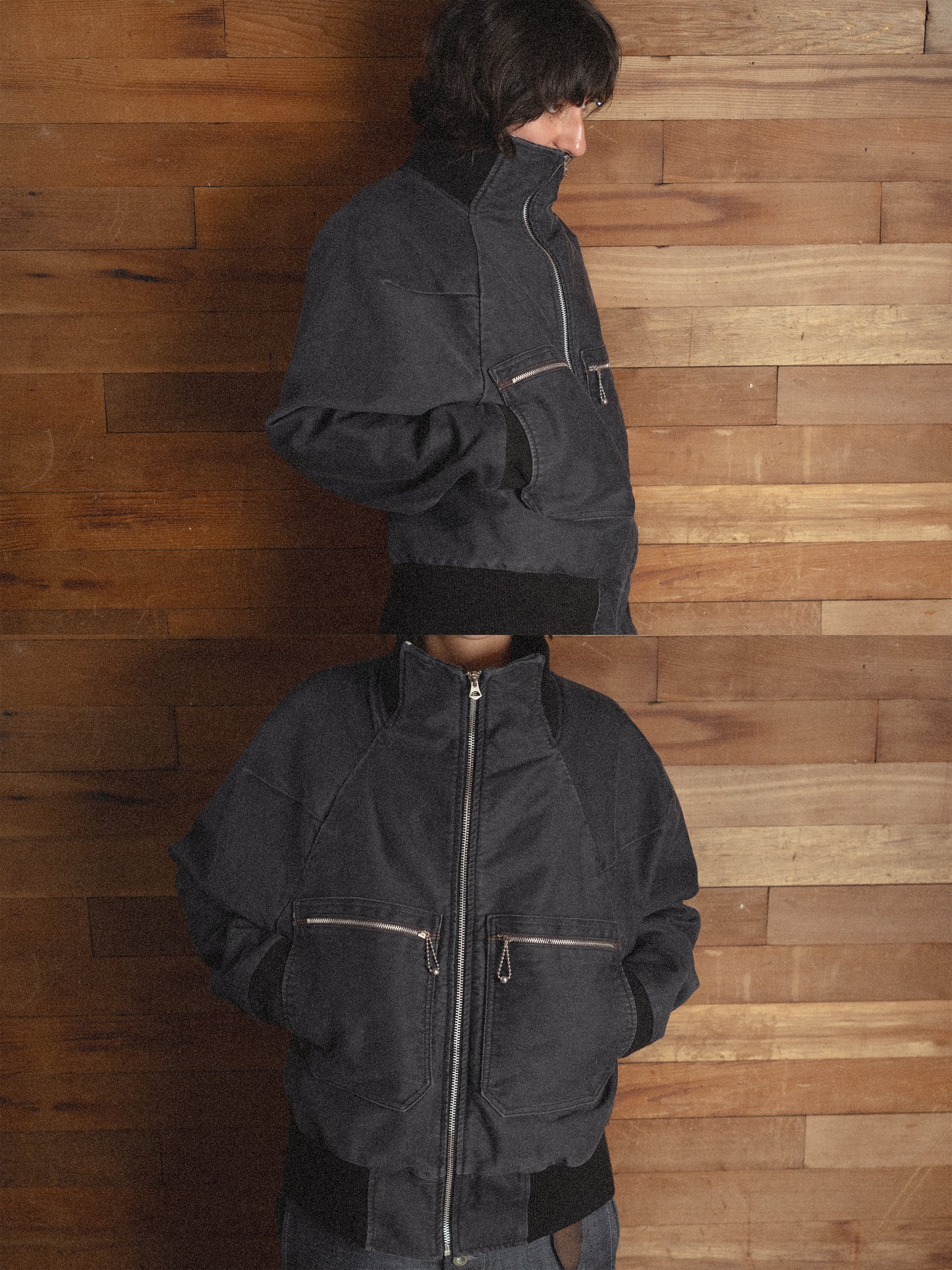 VD.001.J/DAD - MOLESKIN CYCLIST JACKET