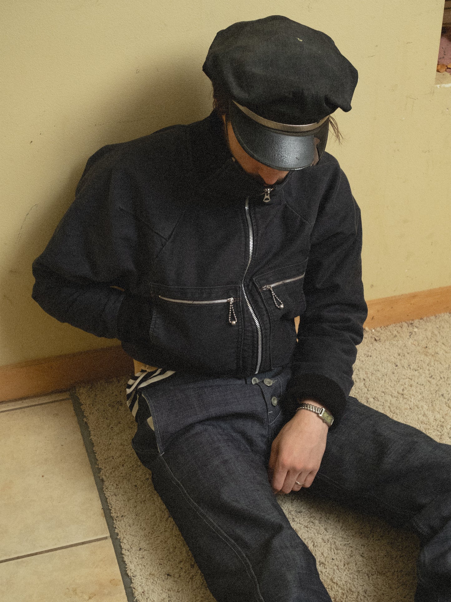 VD.001.J/DAD - MOLESKIN CYCLIST JACKET